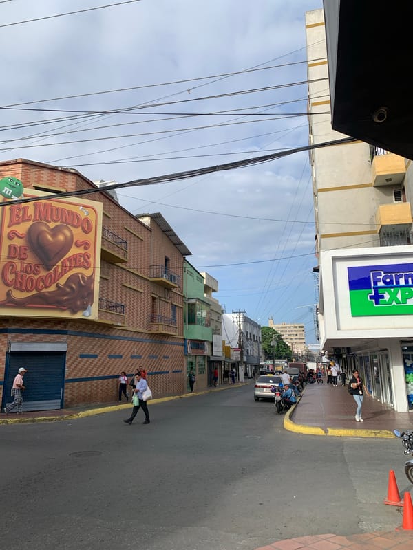 Street scenes captured in Porlamar, Venezuela