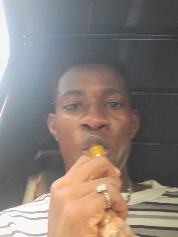 Keke ride snapshots with snacks in Egbagu, Nigeria