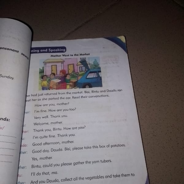 Evening study session across multiple subjects in Jalingo, Nigeria