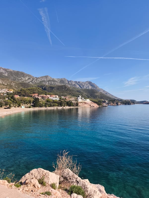 Geological formations documented at Rafailovići beach, Montenegro