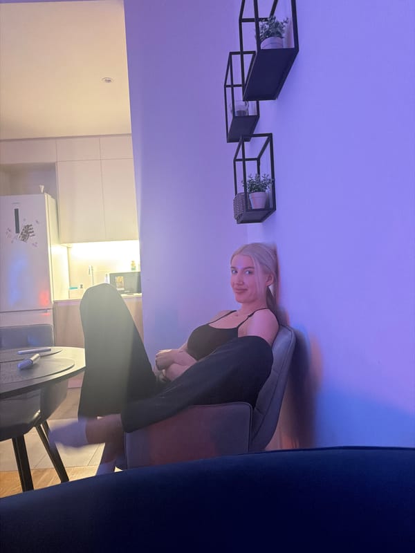 Quiet evening moments documented in Belgrade apartment