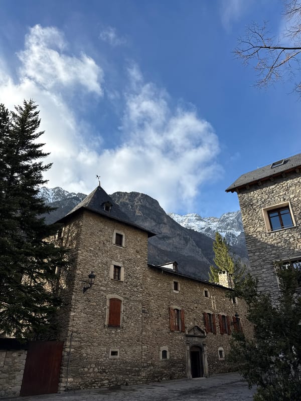 Traditional stone architecture documented in Spanish Pyrenees town