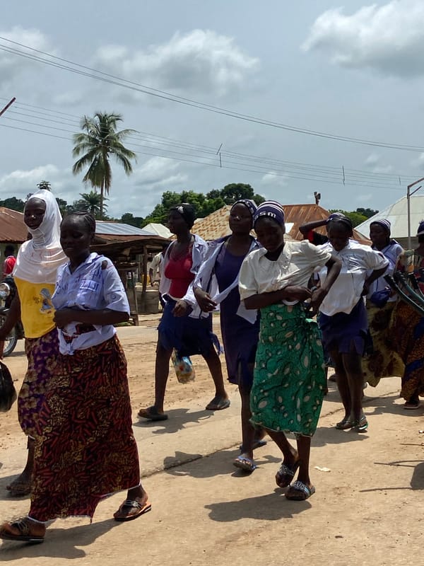 Daily life unfolds in Mararaba, Nigeria streets