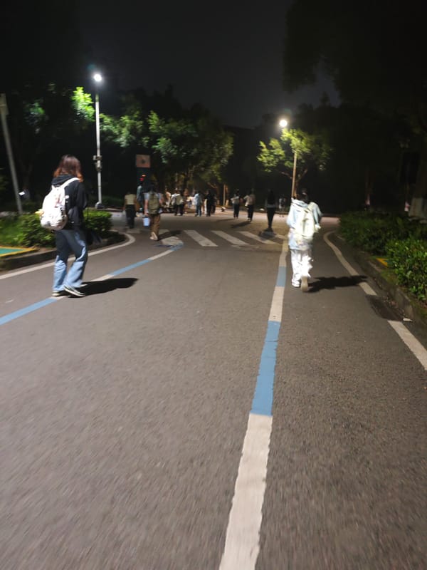 Daily life documented across Chongqing High-tech Zone dormitories and walkways