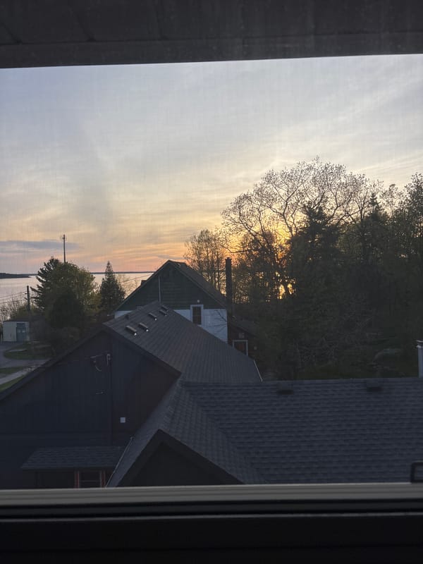 Quiet evening moments documented across Parry Sound, Canada