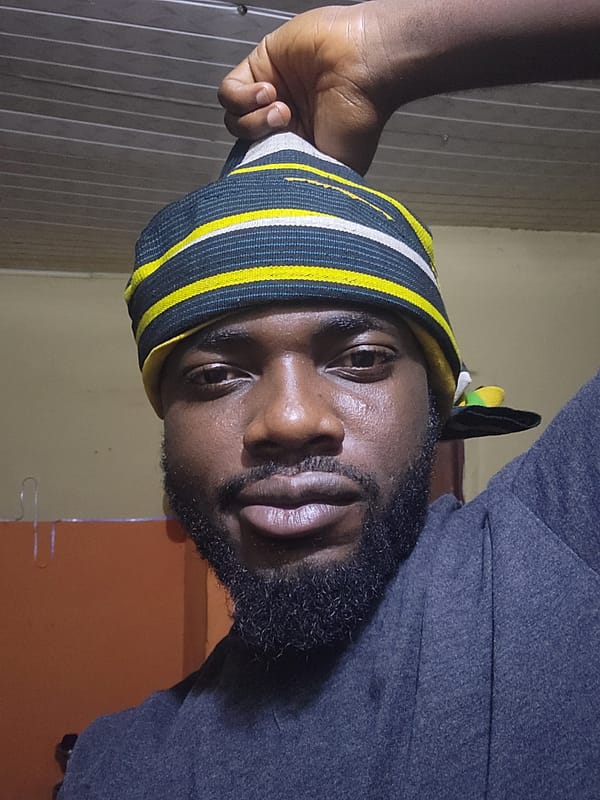 Selfie series in Jos, Nigeria with a quick text frame