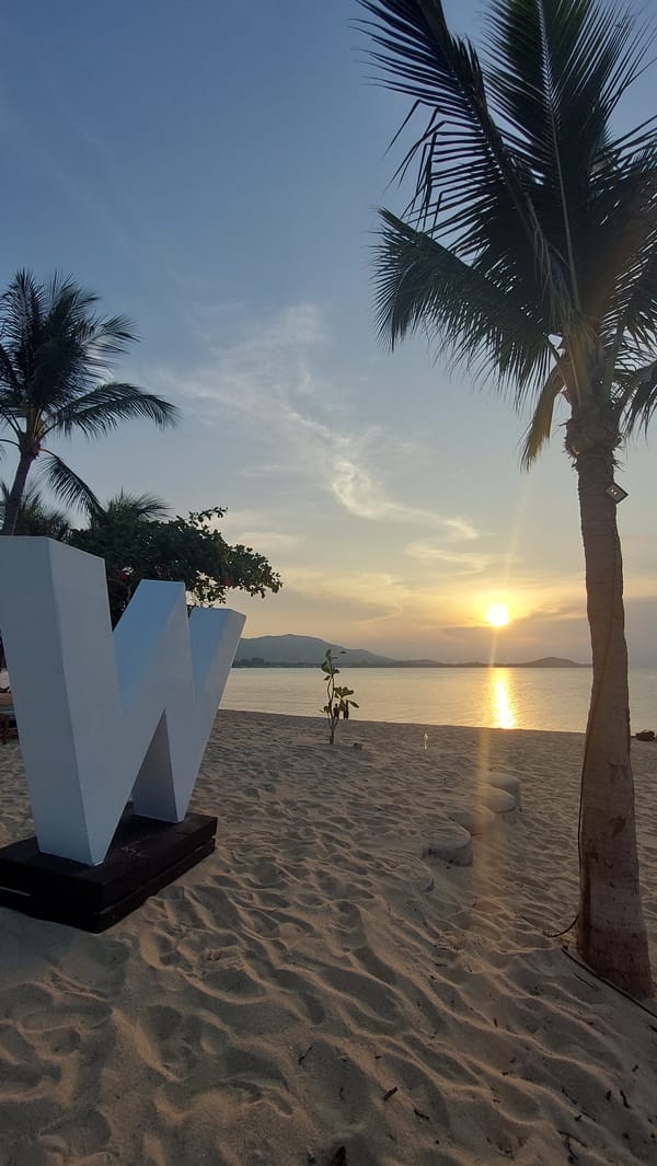 Sunset documented at Baan Bo Phut beach, Thailand