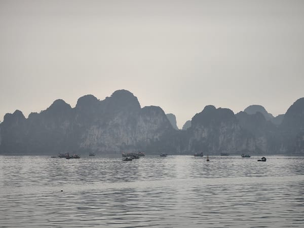 Morning scenes from Ha Long Bay waterfront and beaches