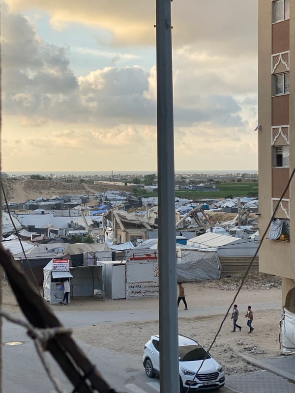 Daily life documented amid damaged buildings, tent settlements in Khan Yunis
