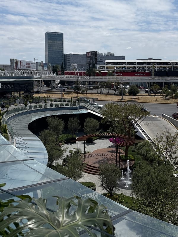 Urban views captured in San Bernardino Tlaxcalancingo, Mexico
