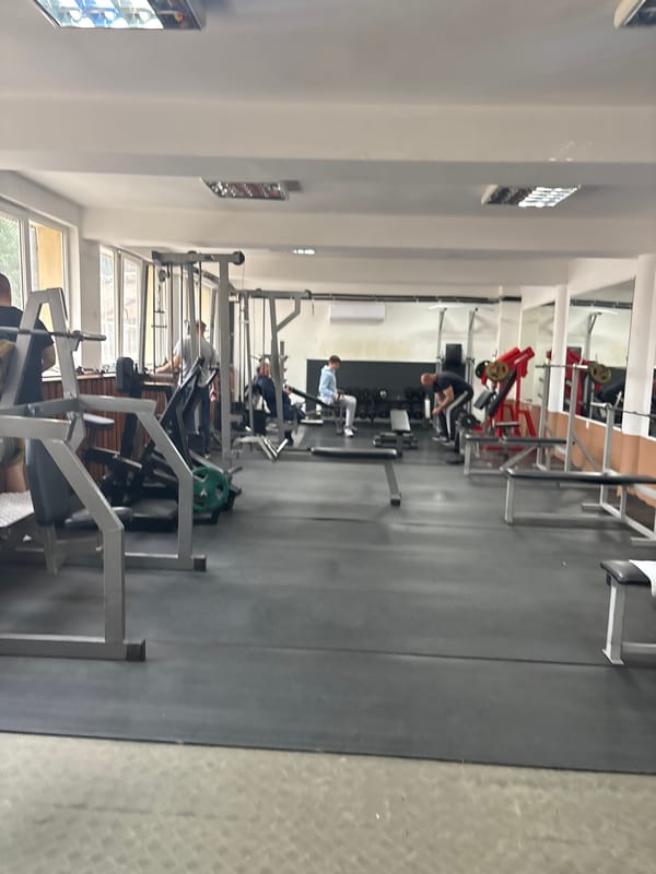 Gym interior documented in Zlatograd, Bulgaria