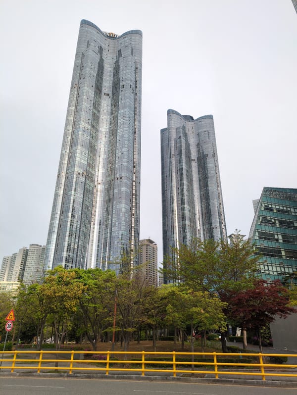 Tourist documents Busan waterfront landmarks and film monuments