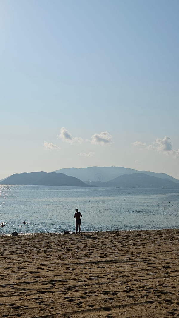 Morning coastal scenes captured in Nha Trang, Vietnam