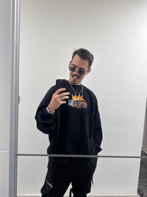 Couple Takes Multiple Mirror Selfies in Sofia Indoor Location
