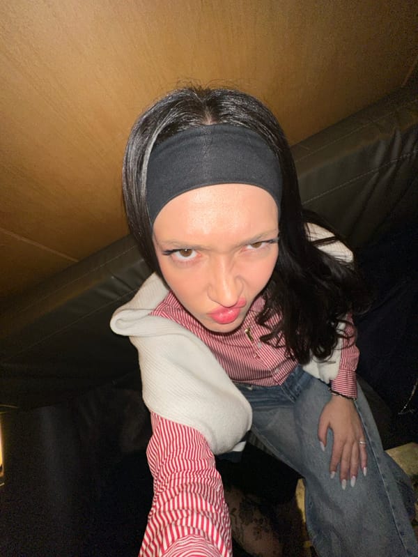 Friends document casual social gathering in Yerevan venue