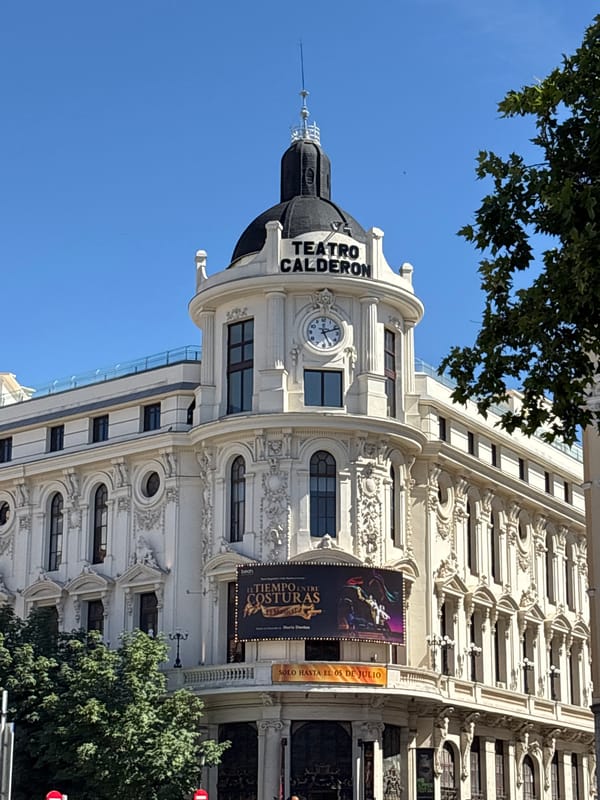 Wandering Madrid's city center on a sunny afternoon