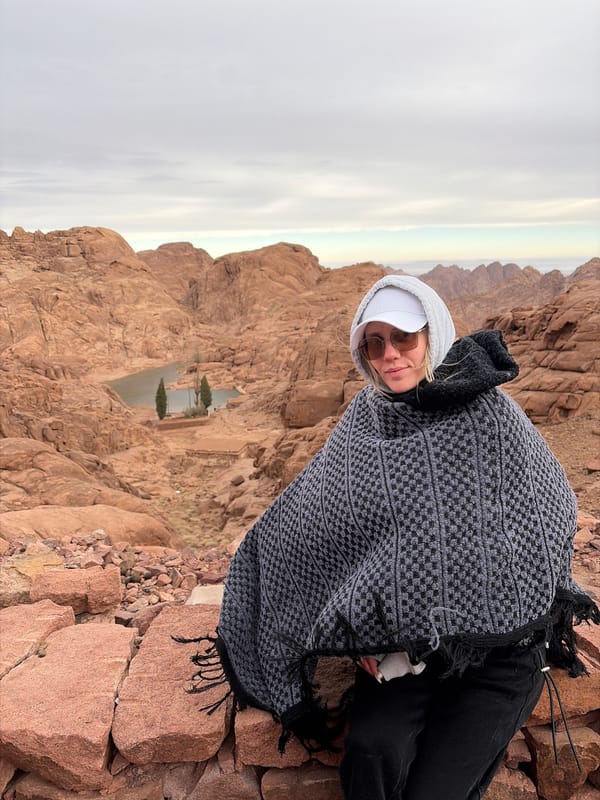 Dawn pilgrimage hike up Mount Sinai near Saint Catherine