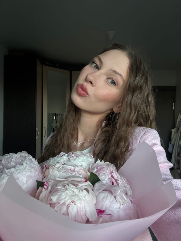 Pink peonies and a pink blazer, many ways.