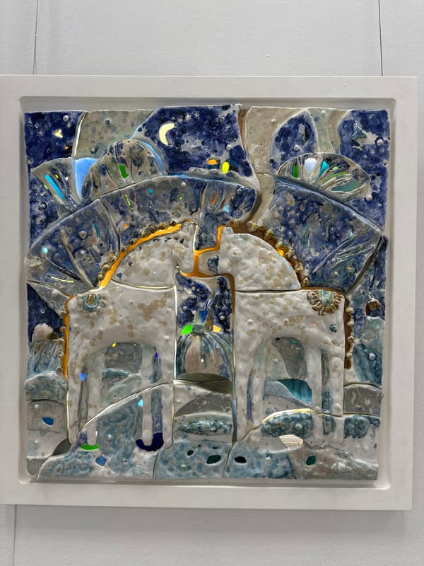 Art exhibition documented in Minsk gallery, June 2026