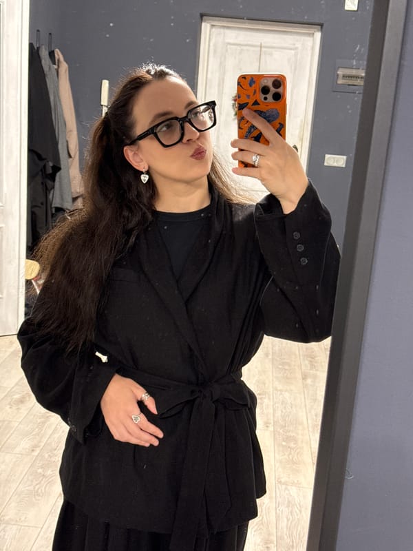 Mirror selfies and outdoor moments in Chaikovsky, summer morning