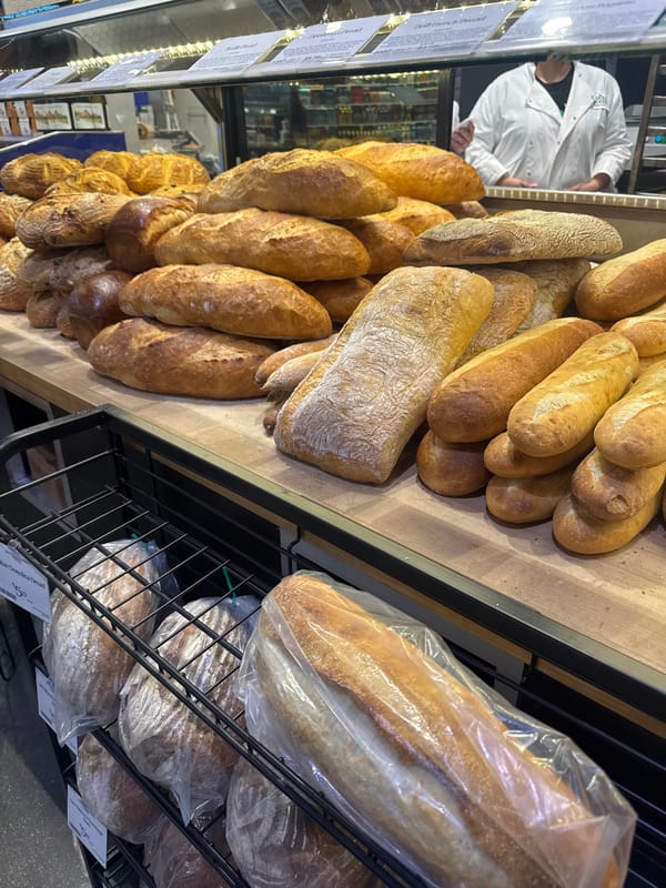 Evening grocery shopping documented at Los Angeles Whole Foods
