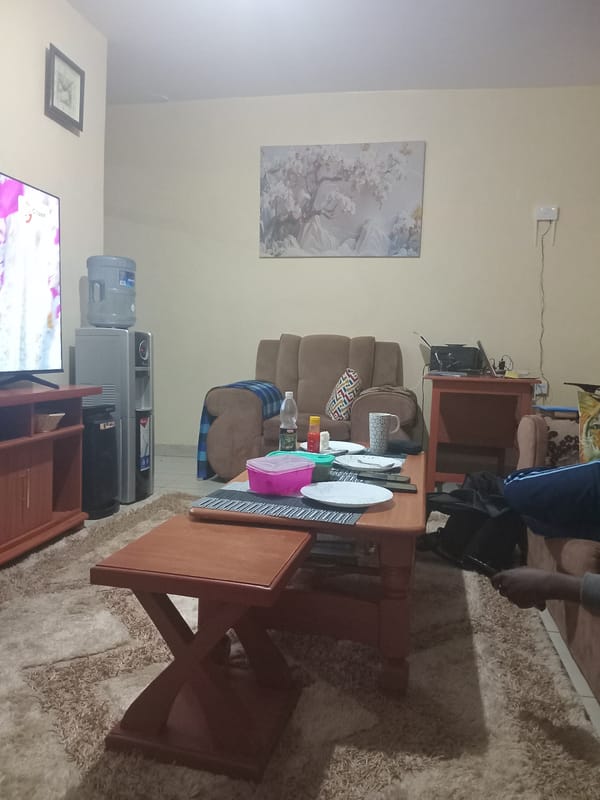 Living room interior captured in Kakamega home