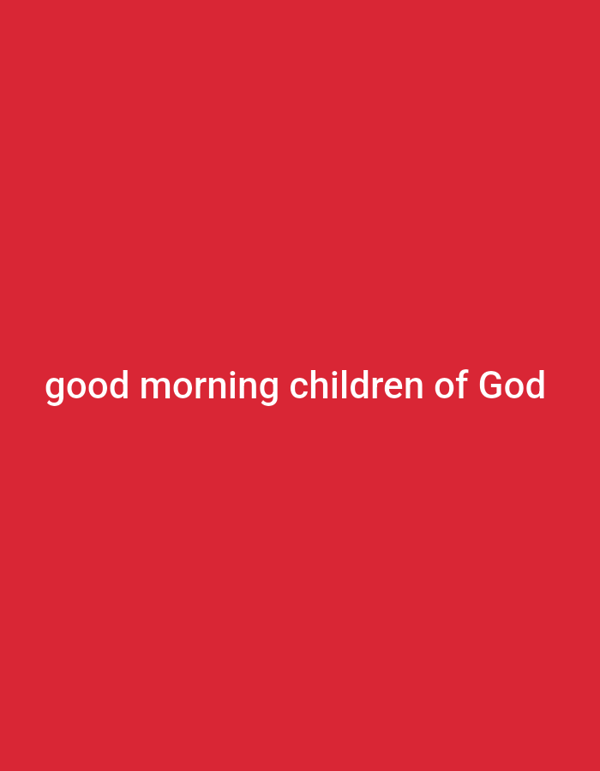 Morning religious messages shared in Jos, Nigeria