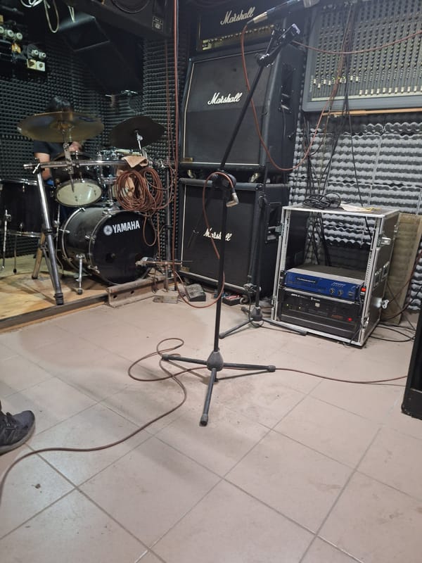 Music recording session documented in Panagyurishte, Bulgaria