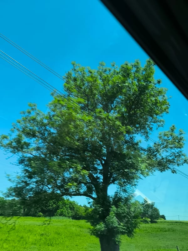 Rural countryside journey documented near Chavanay, France