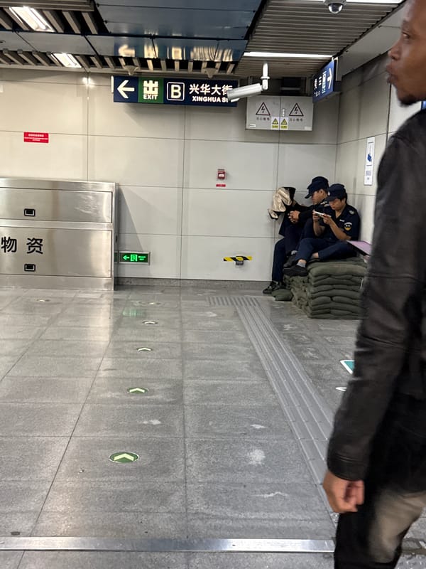 Witness captures Xinghua Street subway station in Beijing's Daxing District