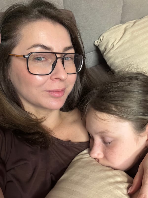 Family rest time captured in Dubovaya home
