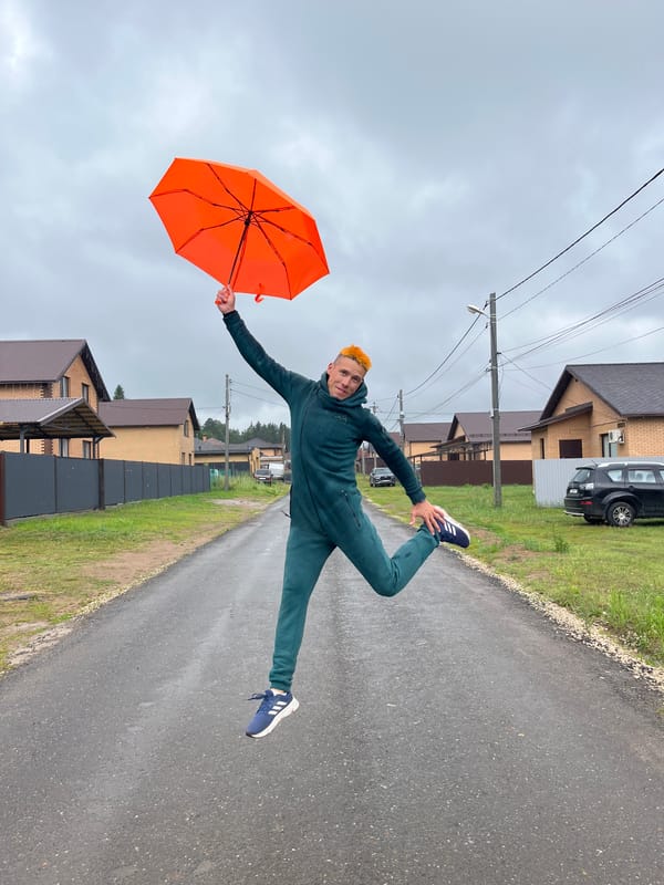 Rainy day jumps and color in Chaikovsky, Russia
