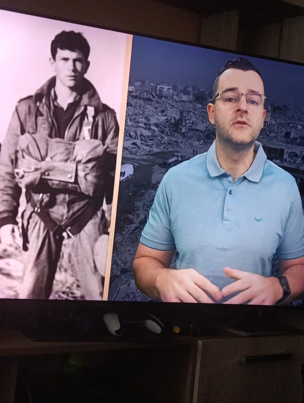 News broadcasts show Jerusalem correspondent, military photos in Plovdiv