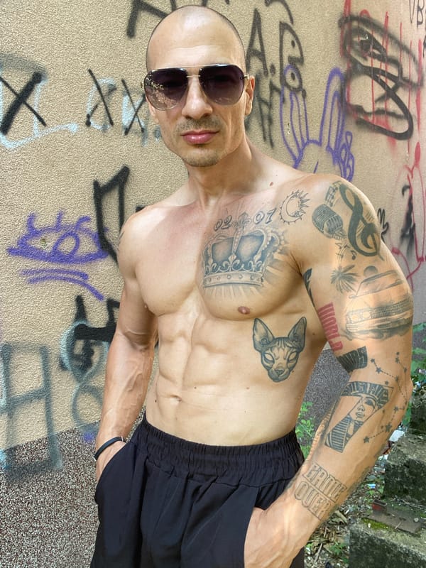 Tattooed photo session across urban and natural spots in Pleven
