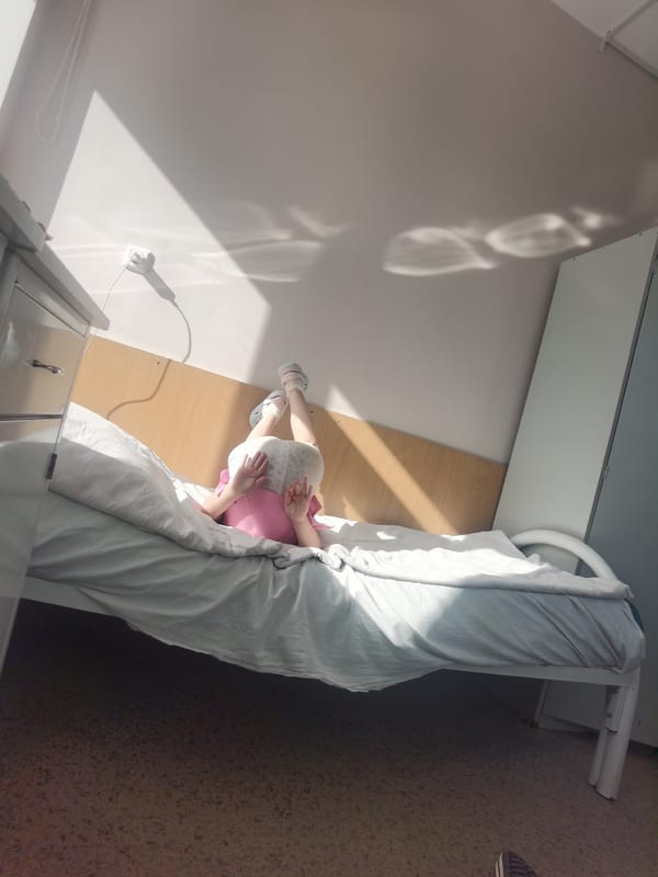 Child patient documented in hospital room in Perm, Russia