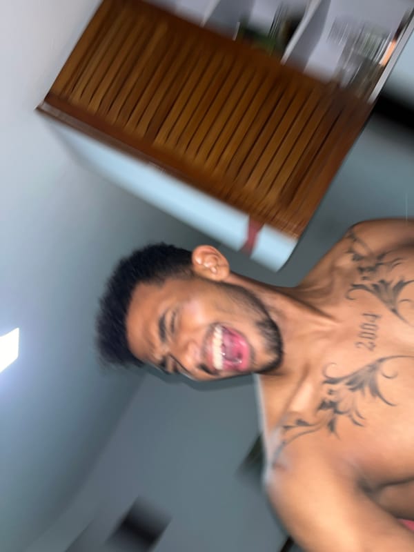 Young man photographed repeatedly in early morning Porlamar session