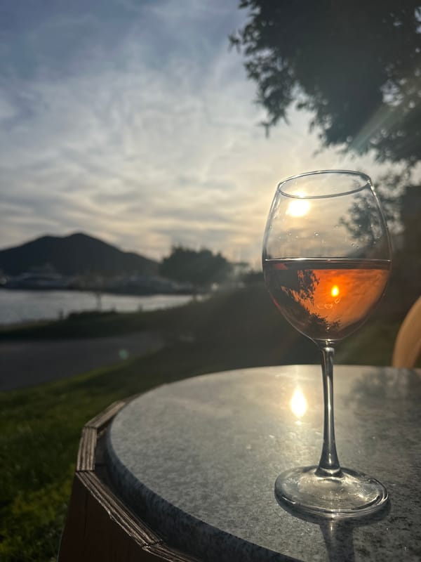 Tourist enjoys spring afternoon in Kaş marina, Turkey
