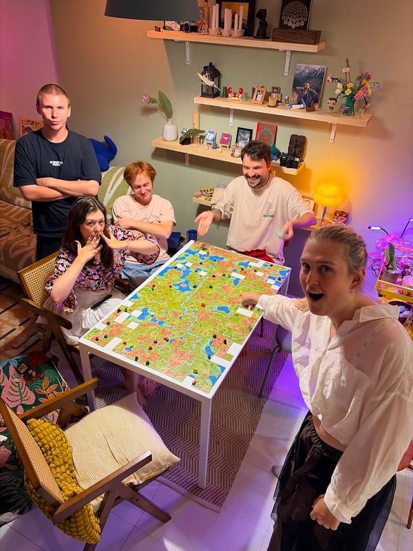 Carcassonne session with apparent cash stakes in Chang Phueak