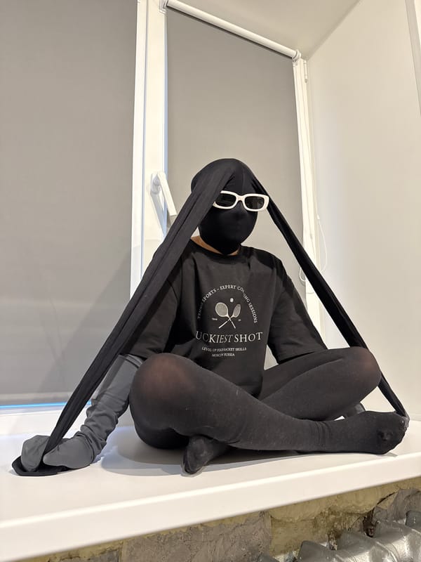 Woman in Pink Soviet Hat Photographed Multiple Times in Rusanovo