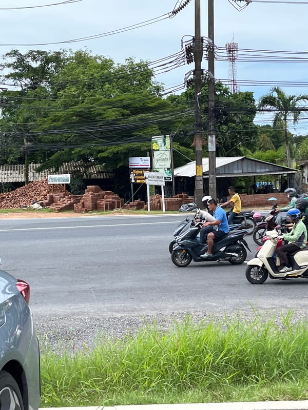 Daily life moments documented across Wichit, Thailand over four minutes