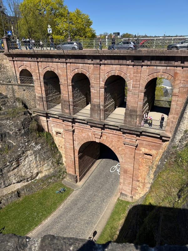 Morning scenes captured across Luxembourg City during routine activity