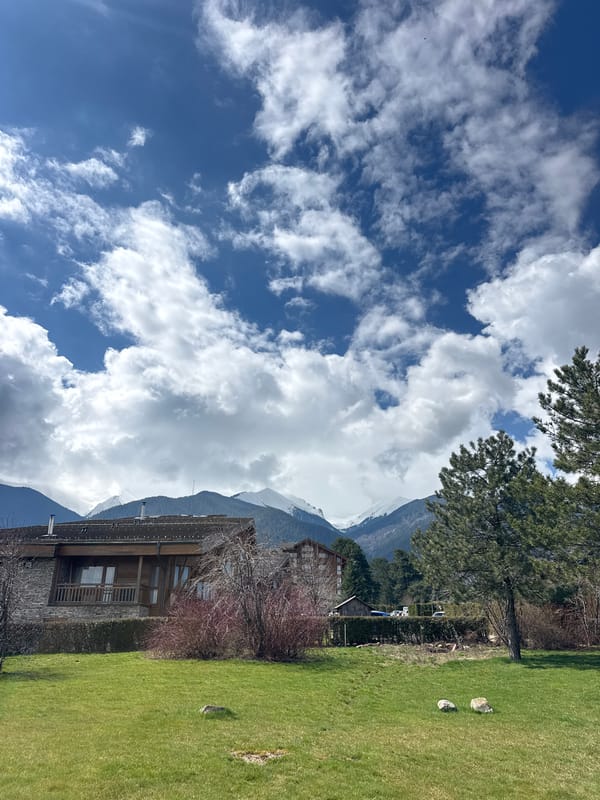 Scenic mountain views captured in Bansko, Bulgaria resort town