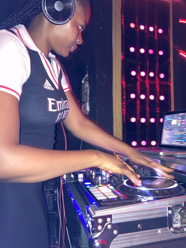 DJ set at dimly lit Gwarinpa venue