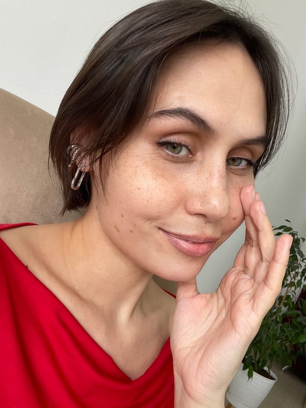 Young woman photographed multiple times in Izhevsk selfie session
