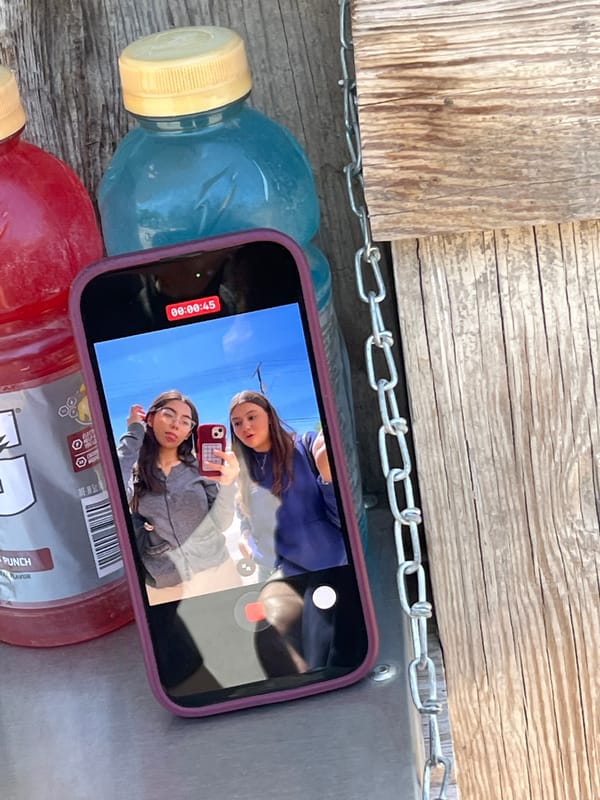 Casual moments documented in New Braunfels street scene