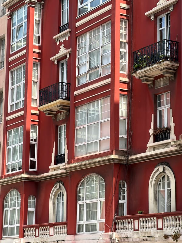 Strolling past ornate civic architecture in A Coruña