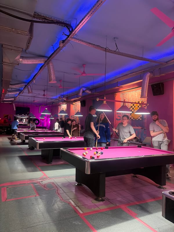 Evening social scenes documented across colorful Saint Petersburg venues