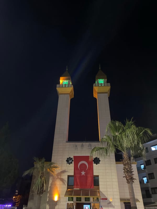 Sunset and street life documented in Alanya, Turkey