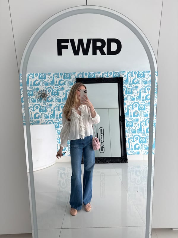 Woman spotted at fashion pop-up event in Miami Beach