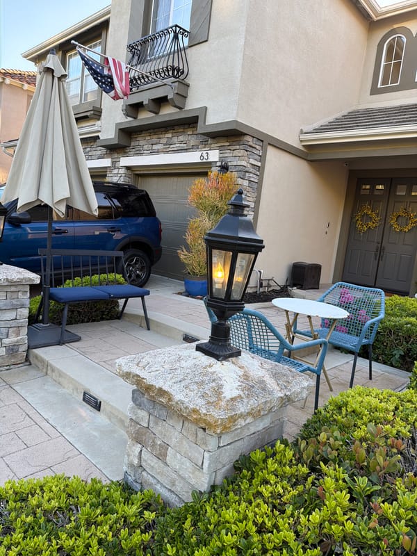 Aliso Viejo home tour: cars, gardens, and a sleeping husky